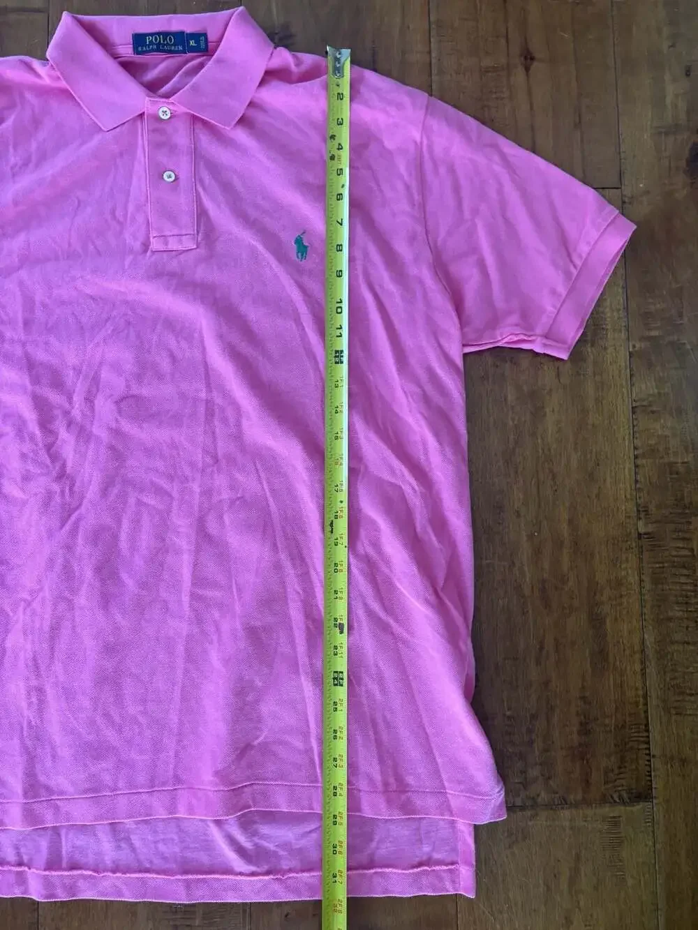 Polo Ralph Lauren Men's Classic Fit Short Sleeve Pique Polo Shirt Pink Size XL